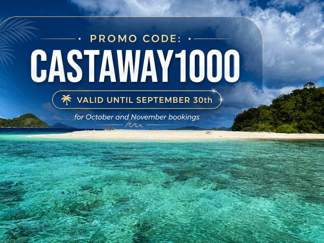 Palawan Promo: Save ₱1,000 with Castaway
